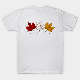 Vintage Autumn Leaves T-Shirt